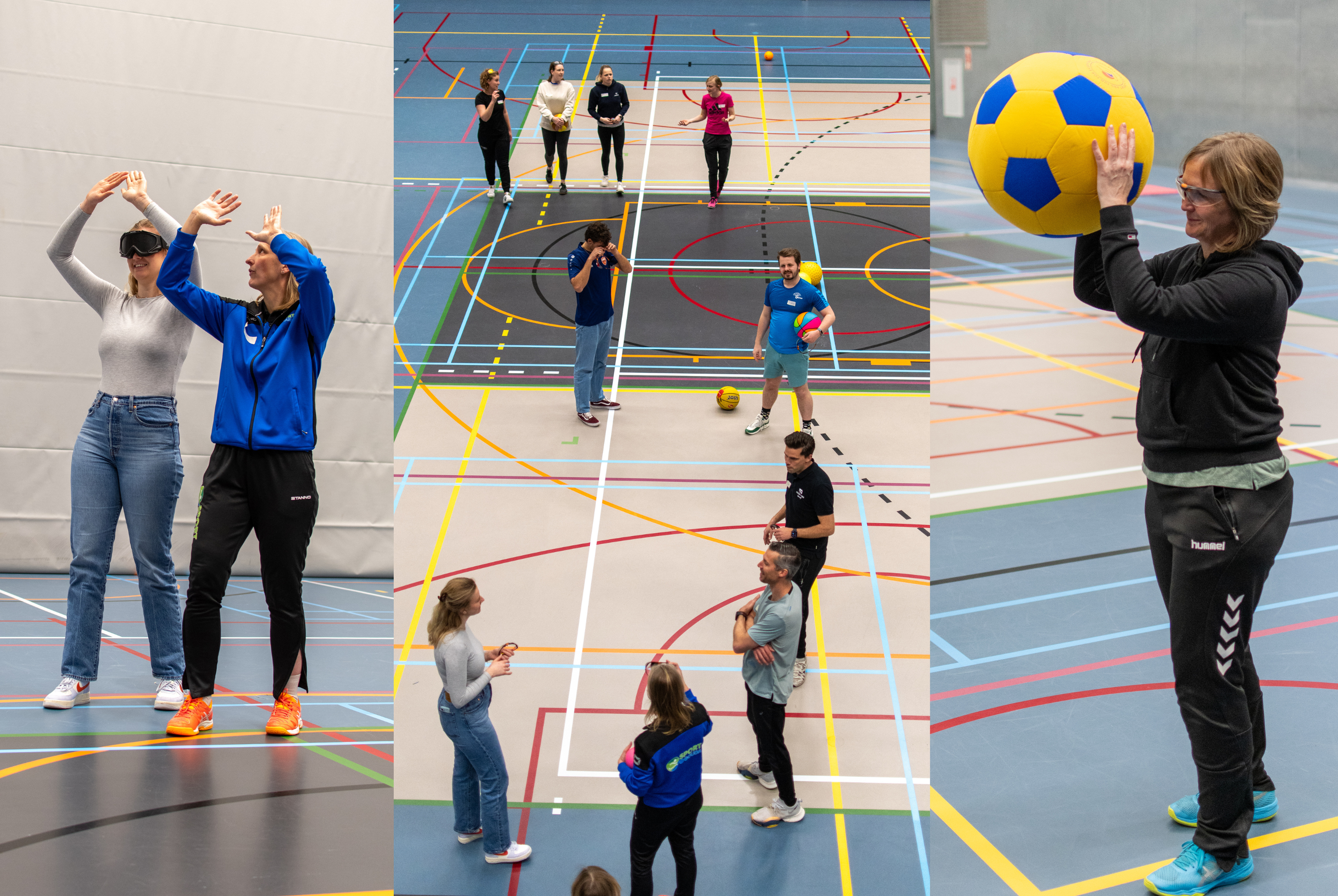 Foto praktische gedeelte trainingsdag buurtsportcoaches.
