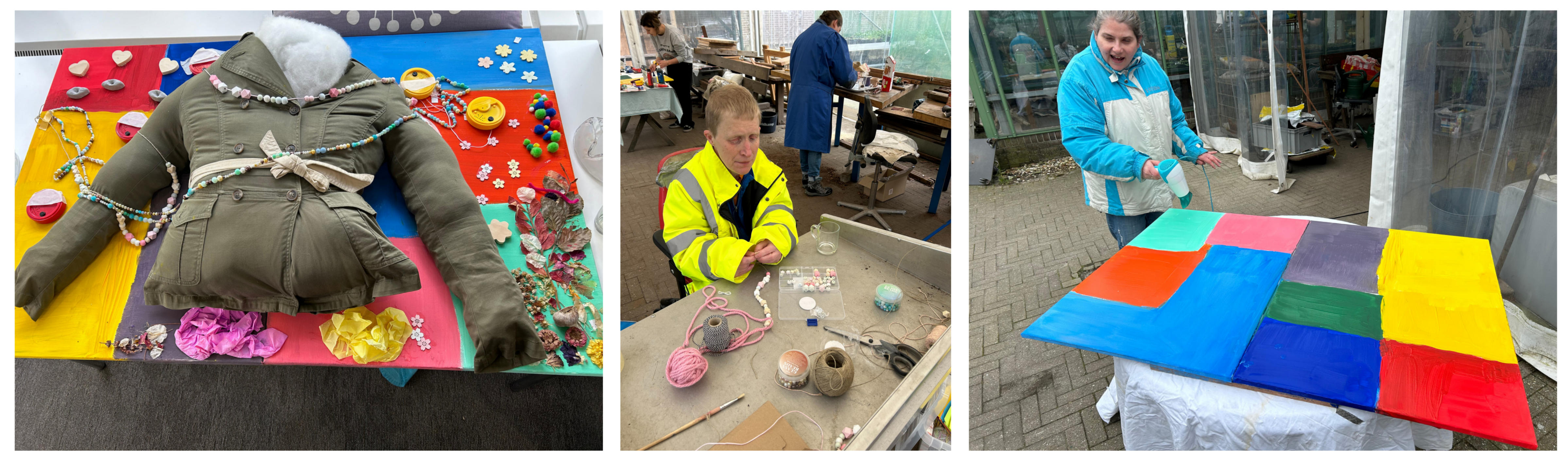 Foto's kunstwerk gemaakt door ervaringsdeskundigen