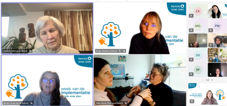 Screenshot van de workshop van dinsdagmiddag