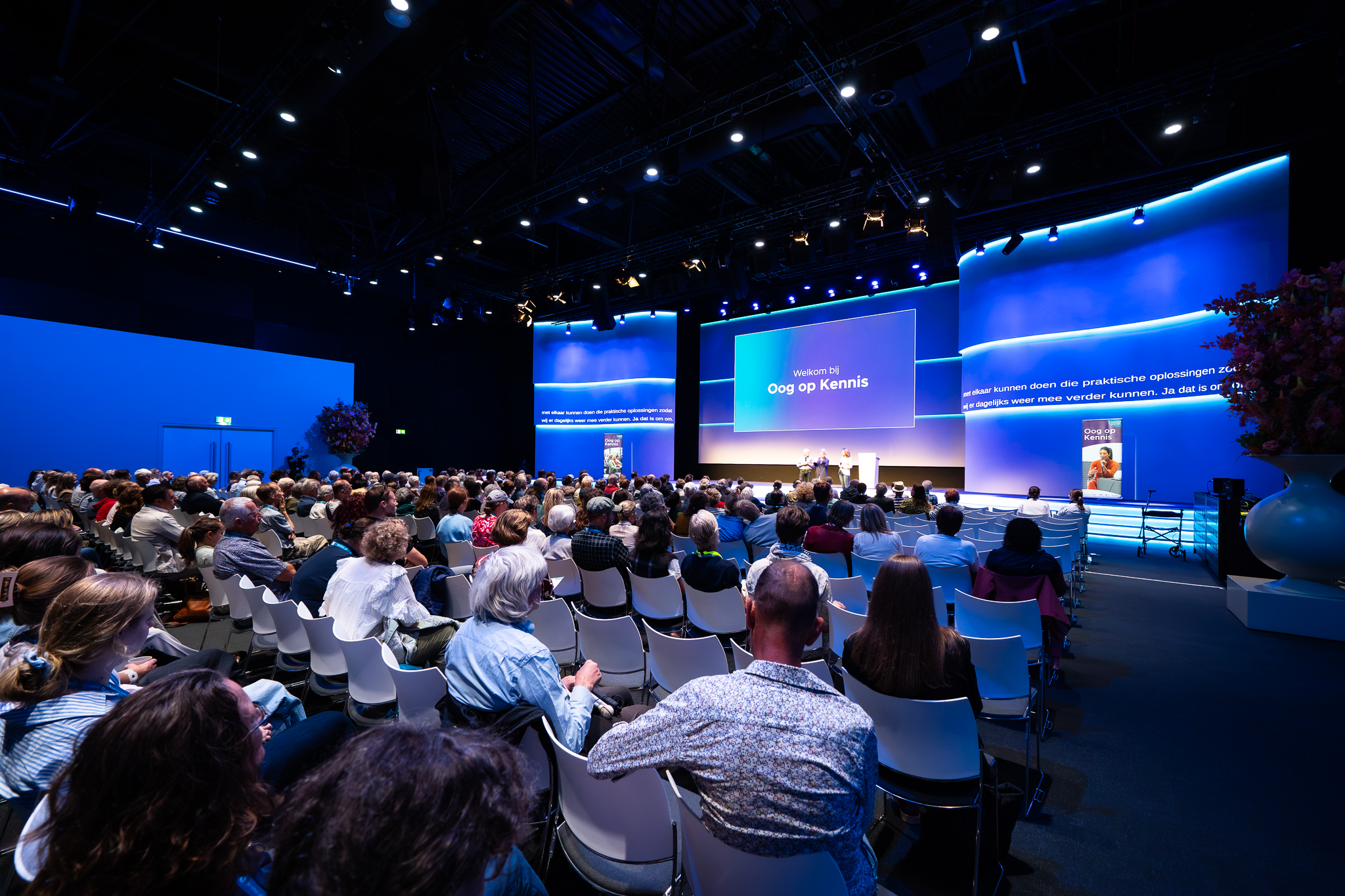 Volle zaal tijdens het ochtendprogramma