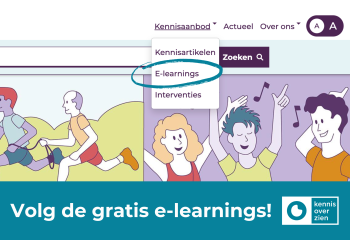 Volg de gratis e-learnings op het Kennis Over Zien platform!