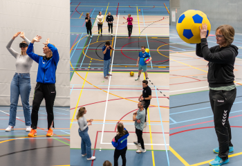Foto praktische gedeelte trainingsdag buurtsportcoaches.