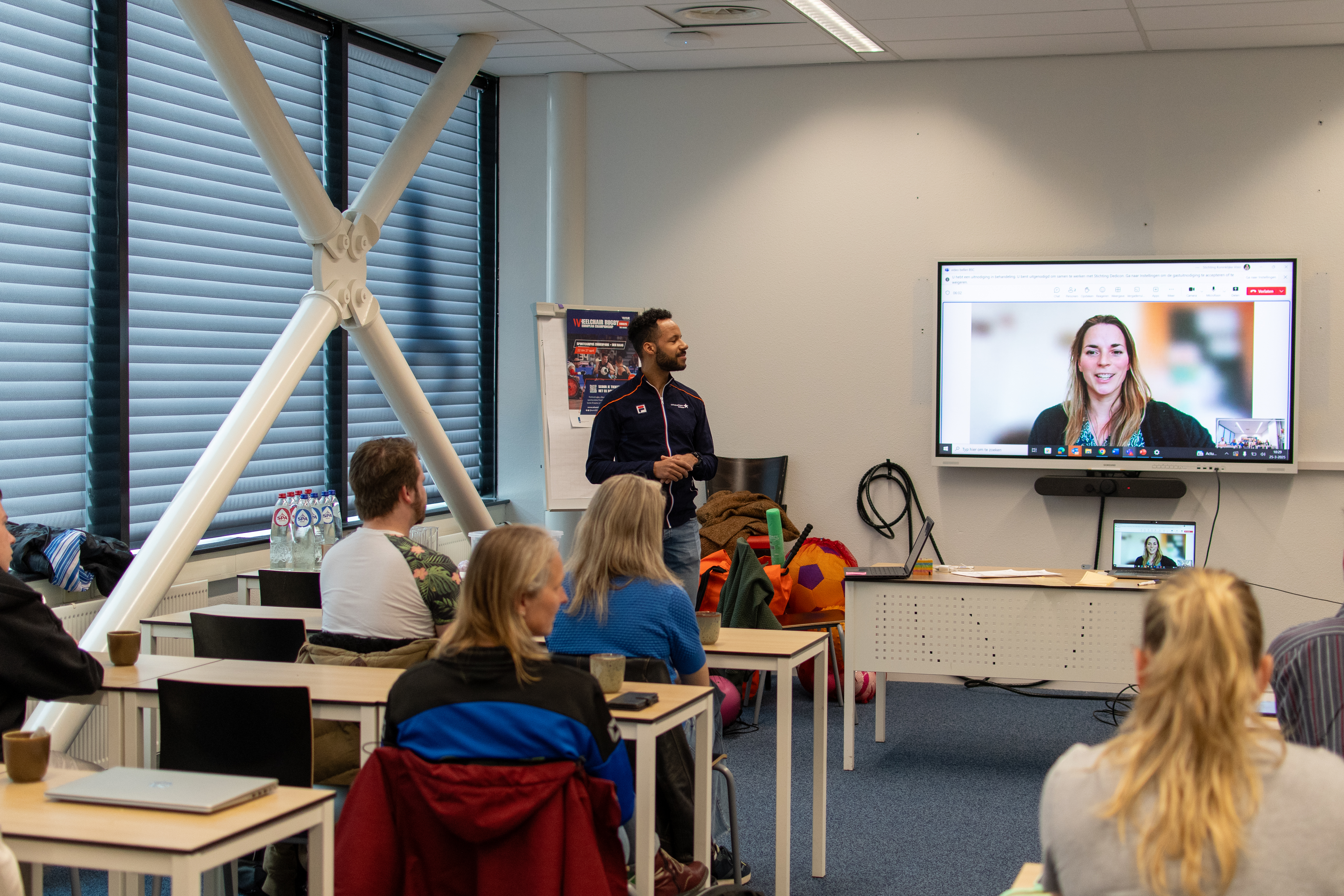 Foto van theoriegedeelte trainingsdag buurtsportcoaches